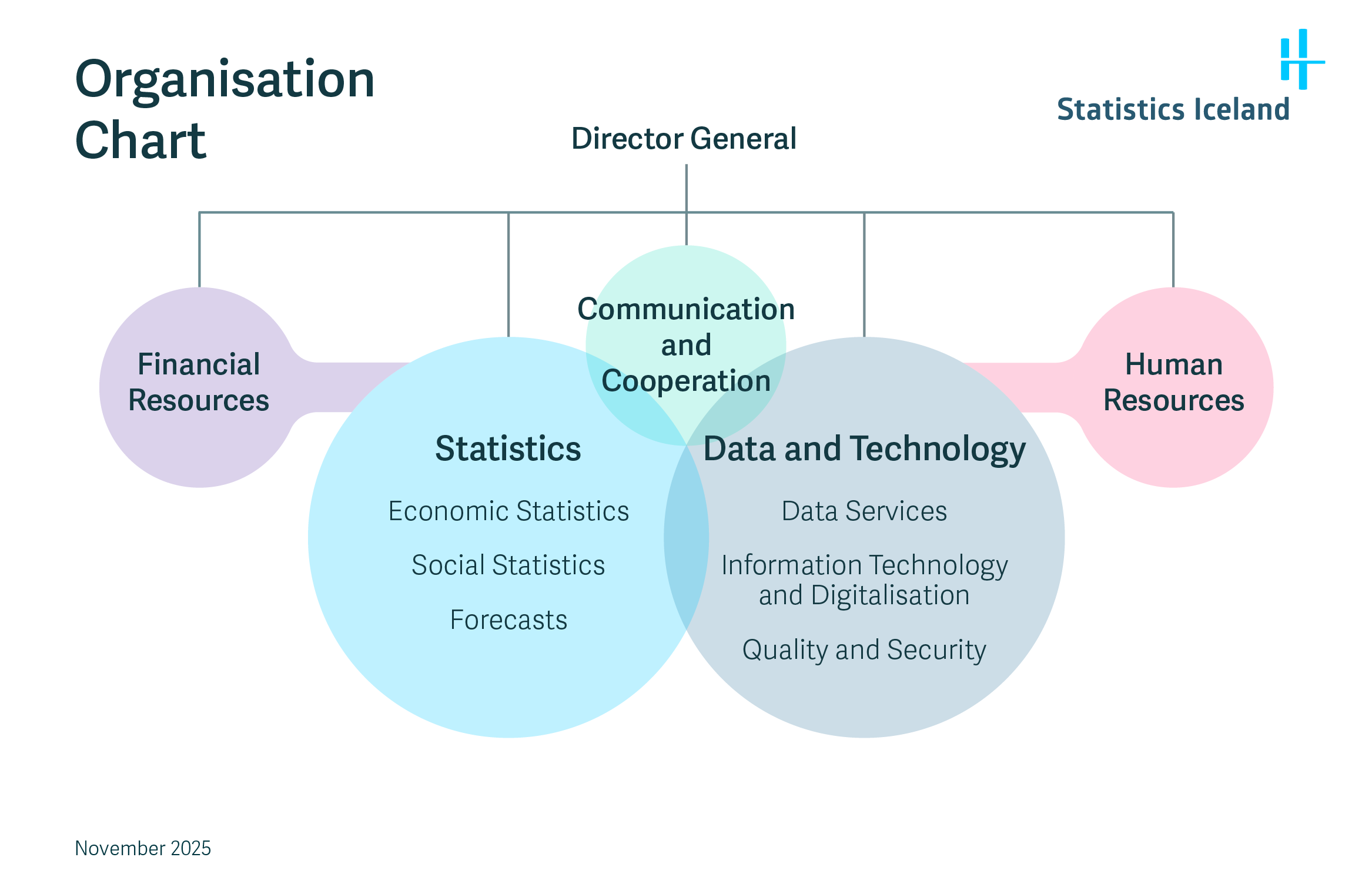 Statistics Iceland Organisation Chart